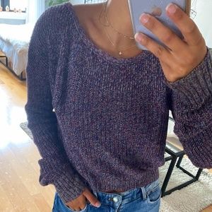 Knitted Cropped Sweater